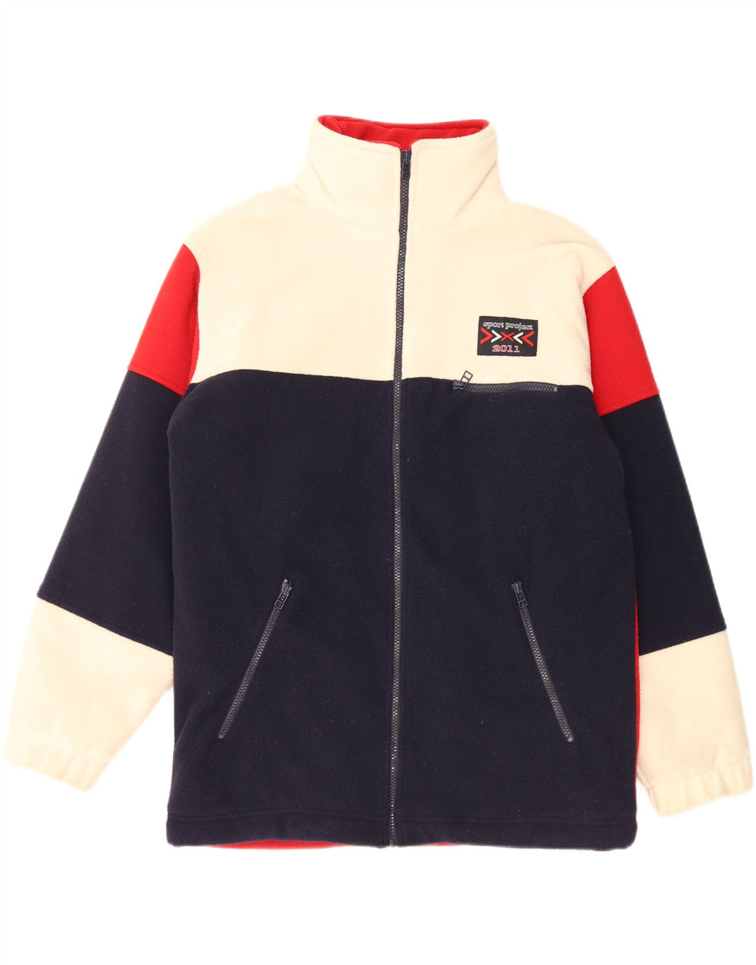 Męska kurtka polarowa CRANE o luźnym kroju UK 36, mała, wielokolorowa