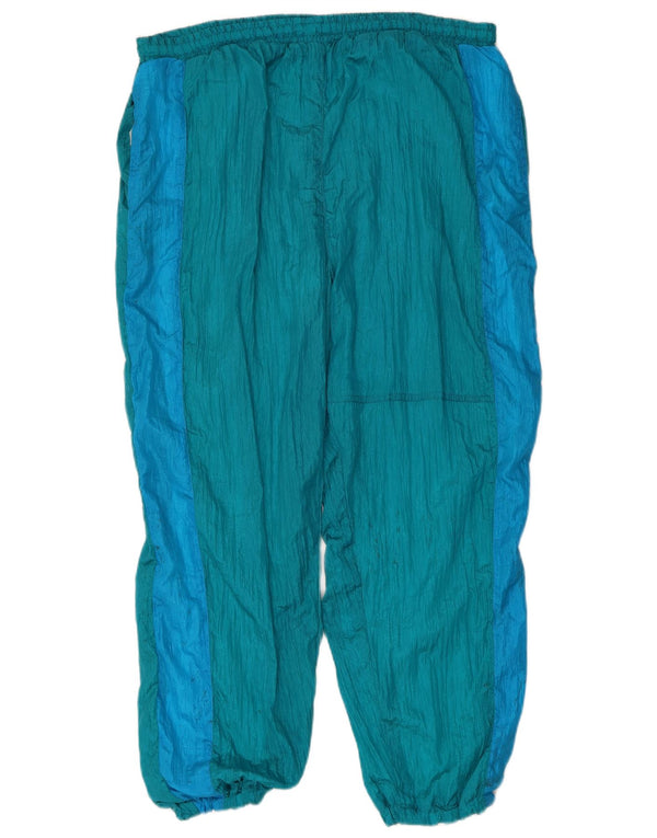 Vintage męski dres XL z nylonu w kolorze niebieskim