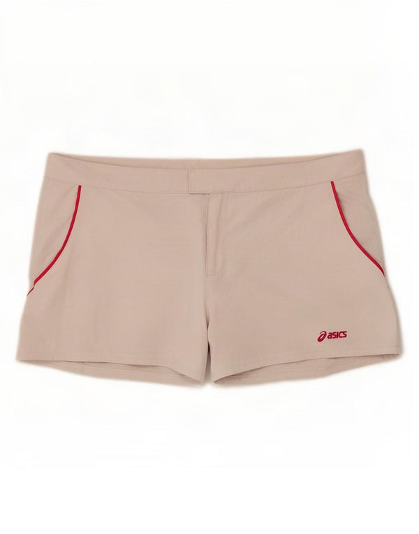 Damskie regularne spodenki sportowe Asics UK 18 XL, biały poliester