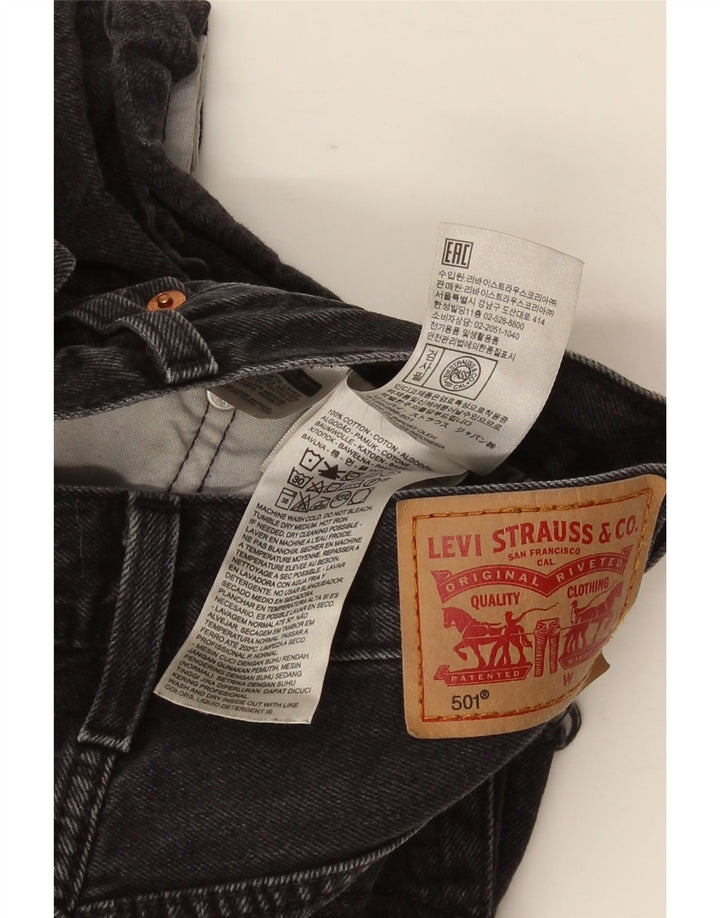 Damskie spodenki jeansowe Levi's 501 W25 XS Szara bawełna