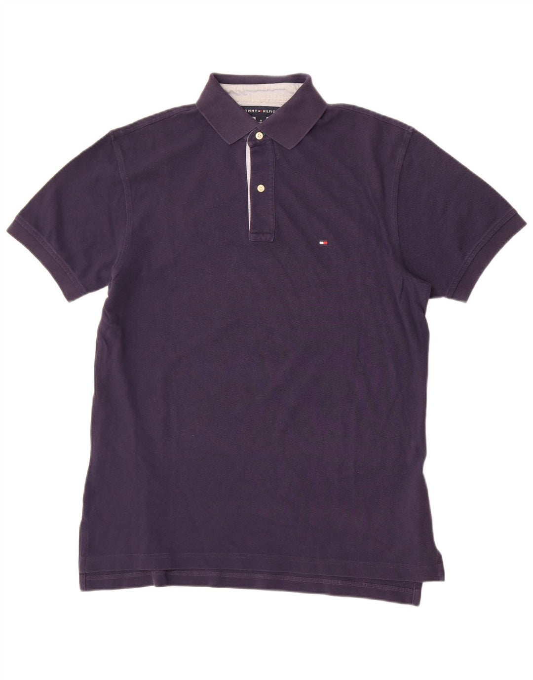 Męska koszulka polo Tommy Hilfiger, średnia, granatowa, bawełniana