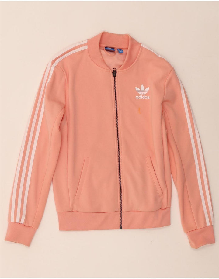 Damska kurtka dresowa Adidas Graphic UK 6 XS Pomarańczowy poliester
