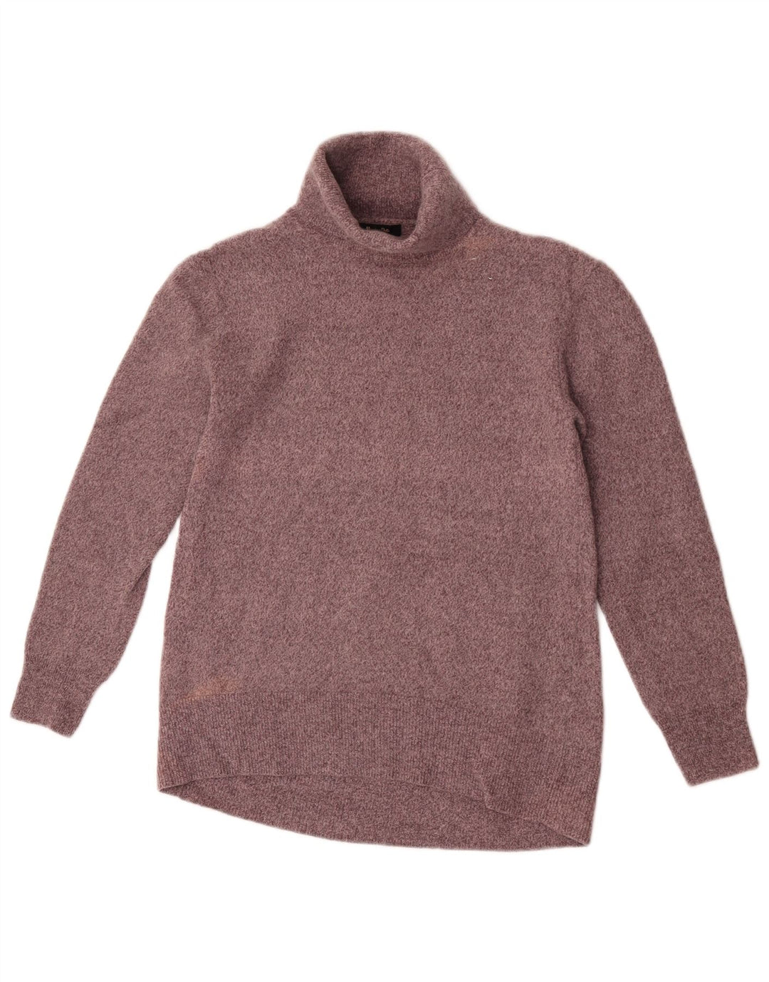 Sweter damski Massimo Dutti z wywijanym dekoltem UK 8, mała, szara wełna