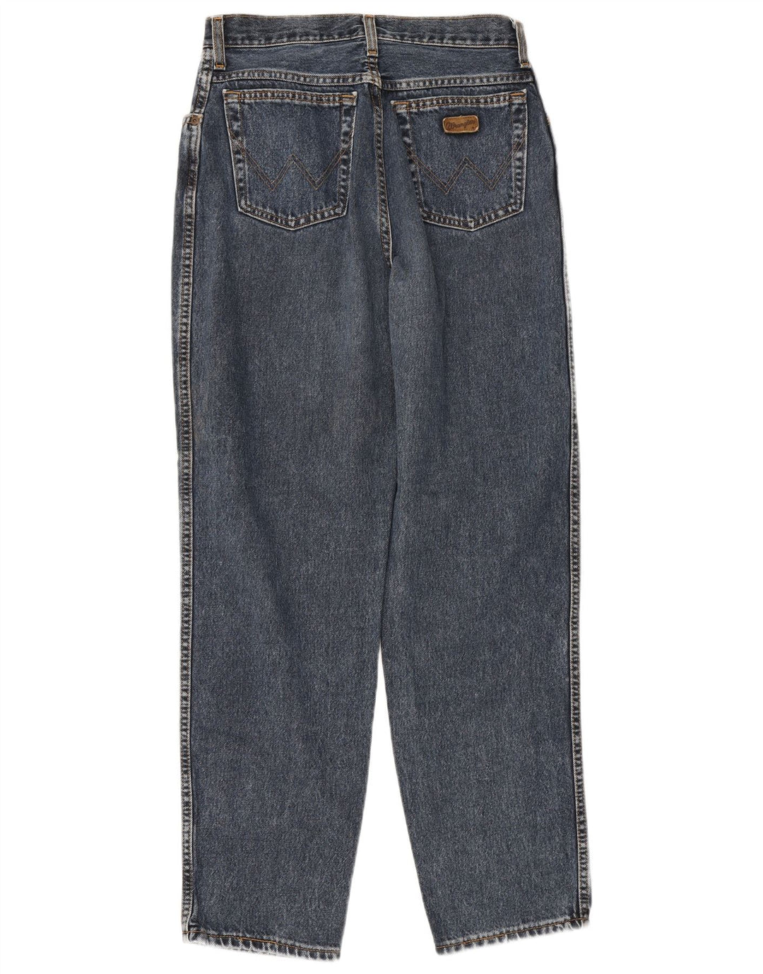 Damskie jeansy z wysokim stanem WRANGLER W31 L30, niebieska bawełna