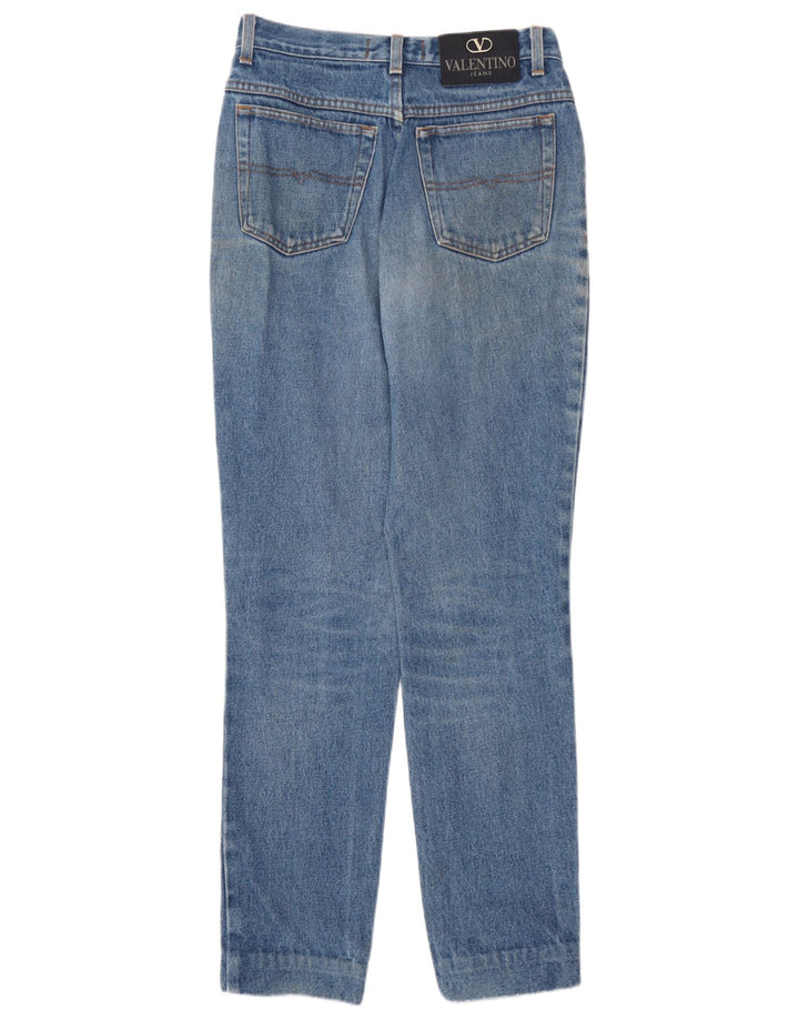 Damskie jeansy zwężane Valentino W26 L30 Niebieskie