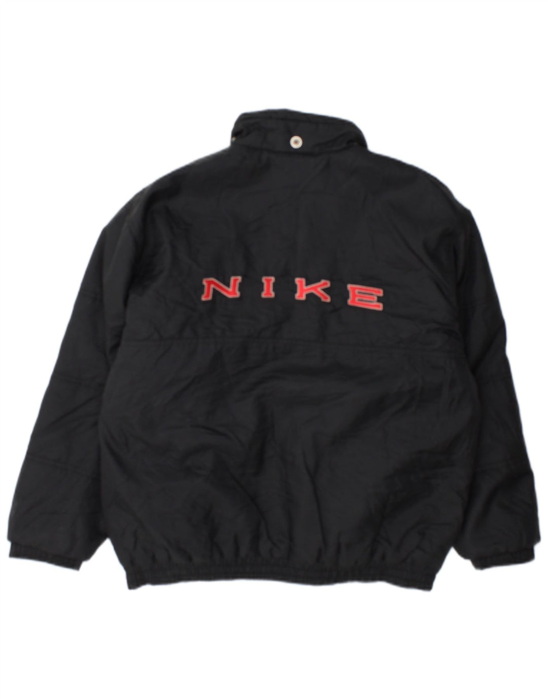 Chłopięca wyściełana kurtka Nike z grafiką na 12-13 lat, duża, czarna, nylonowa