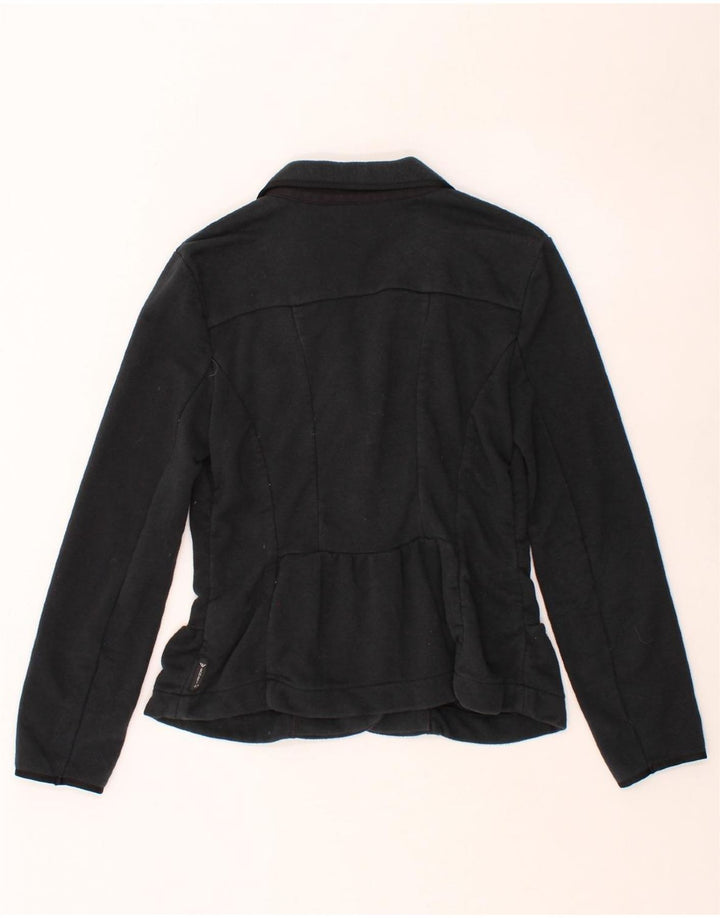 ARMANI JEANS Womens 3 Button Blazer Jacket EU 46 XL Black Cotton Vintage Armani Jeans and Second-Hand Armani Jeans from Messina Hembry 