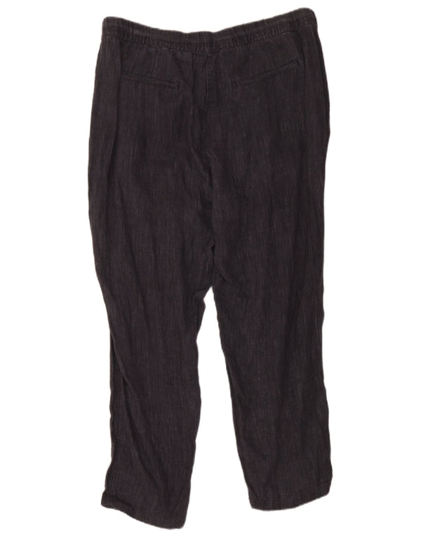 Marks & Spencer Damskie proste spodnie chino UK 16 duże W34 L26 szare