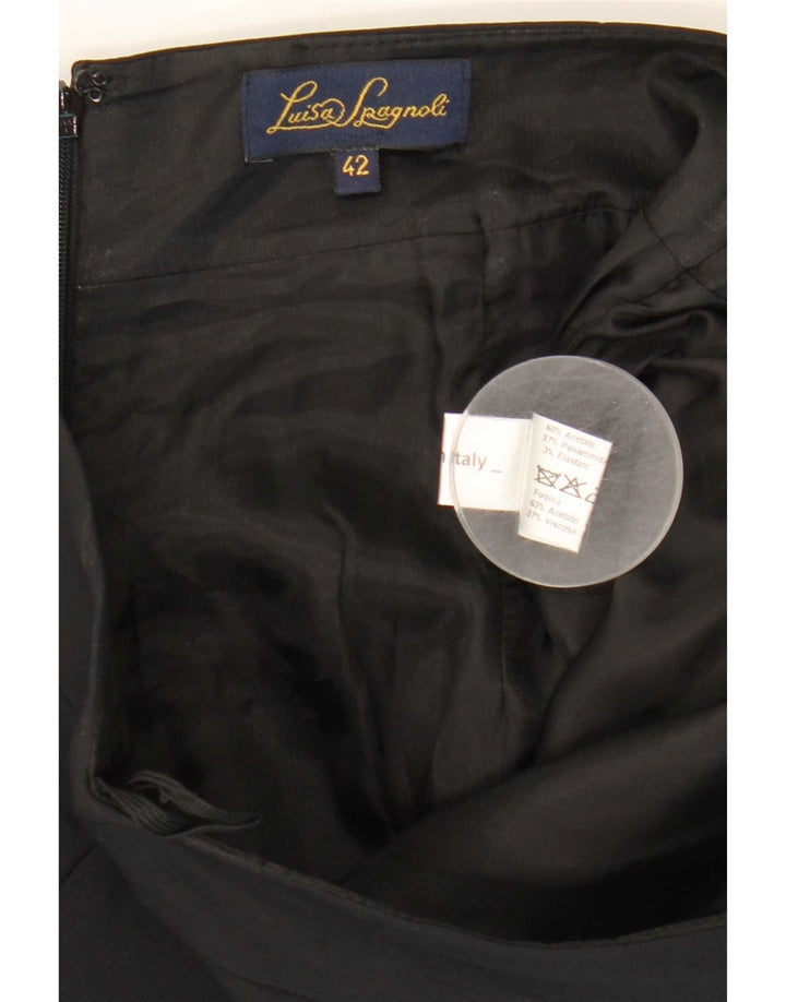 Damska spódnica ołówkowa Luisa Spagnoli IT 42 Medium W28 Czarny Acetat