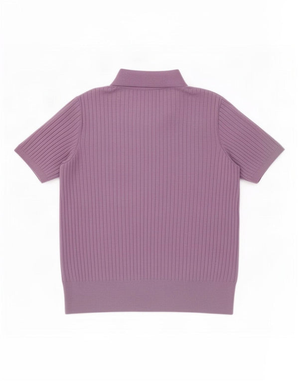 Marks & Spencer Womens Short Sleeve Cardigan Sweater UK 14 Medium Purple