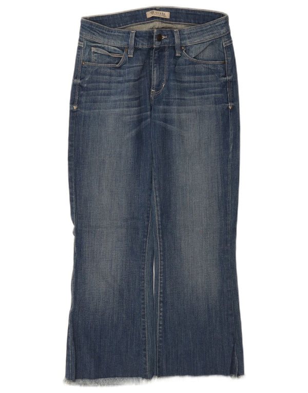 Guess Damskie Krótkie Jeansy W28 L24 Niebieskie Bawełniane