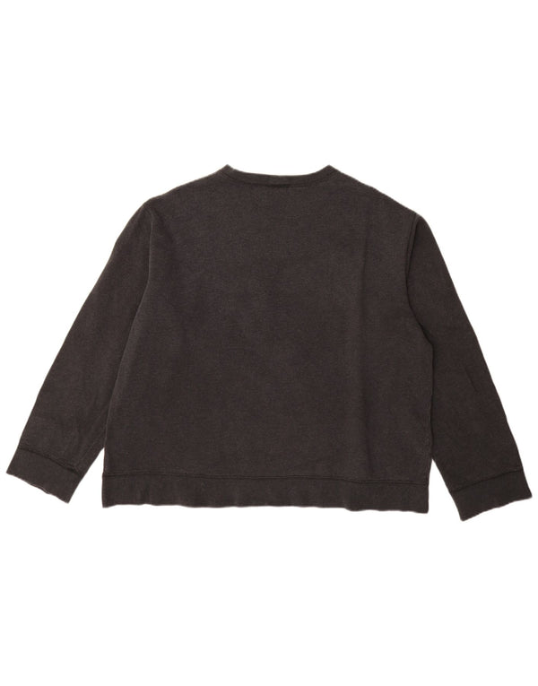 Damska bluza z grafiką DKNY, UK 18 XL, czarna bawełna