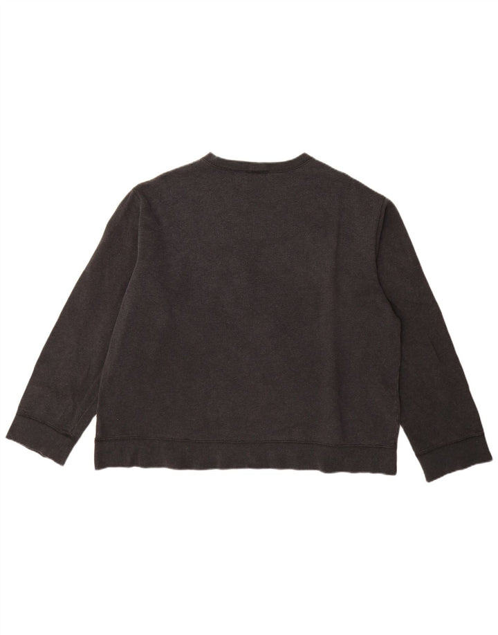 Damska bluza z grafiką DKNY, UK 18 XL, czarna bawełna