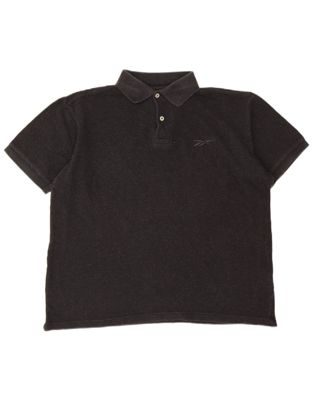 Męska koszulka polo Reebok, duża, szara, bawełniana