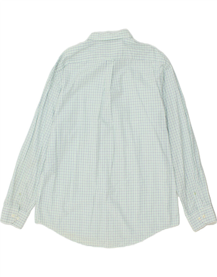 IZOD Mens Big & Tall Shirt XL White Check Cotton Vintage Izod and Second-Hand Izod from Messina Hembry 