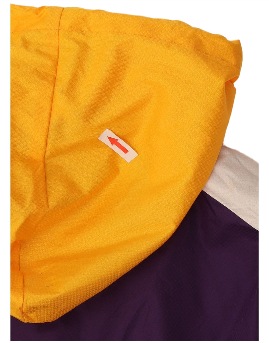 Męska kurtka przeciwdeszczowa Mitchell & Ness Graphic UK 40, duży fioletowy blok kolorów