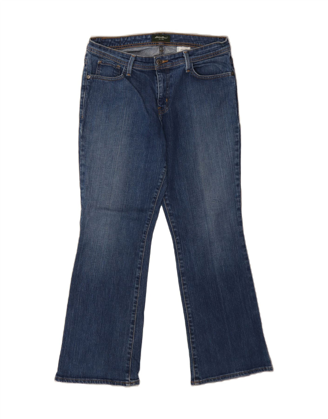 EDDIE BAUER Womens Bootcut Jeans US 10 Large W30 L29 Blue Cotton Vintage Eddie Bauer and Second-Hand Eddie Bauer from Messina Hembry 