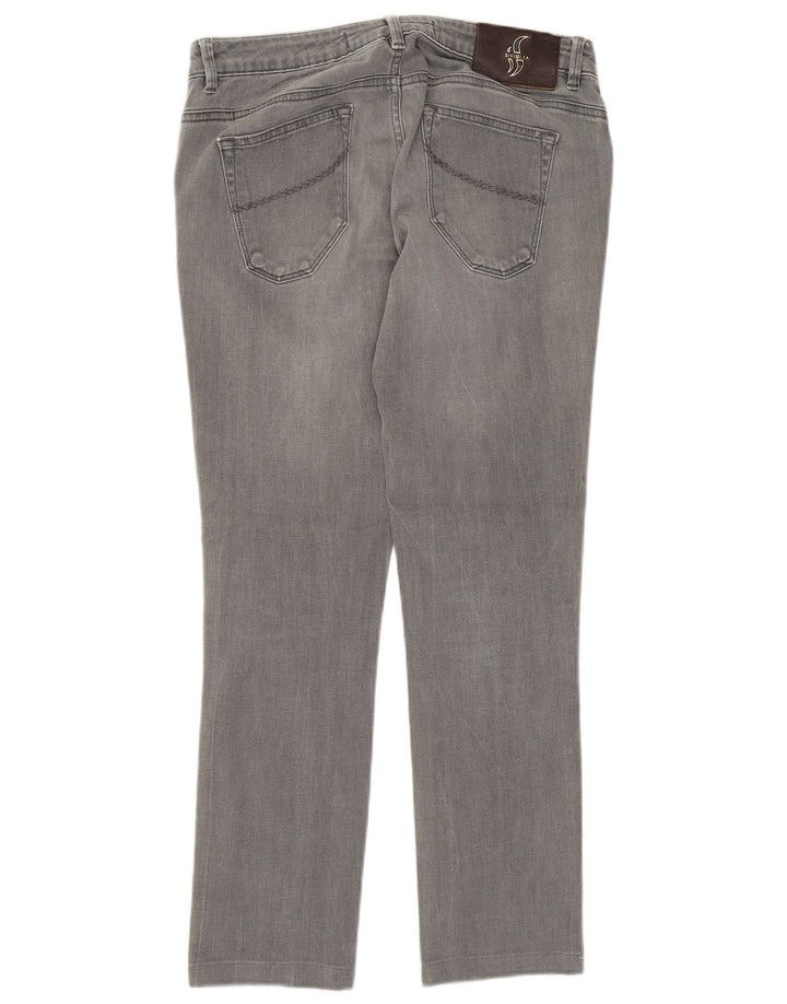 SIVIGLIA Womens Straight Jeans W31 L27 Grey Cotton