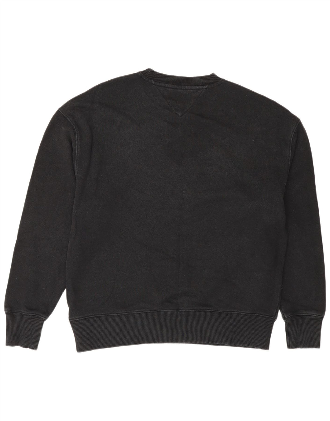 Męska bluza z grafiką Tommy Hilfiger, mała czarna, z blokami kolorów