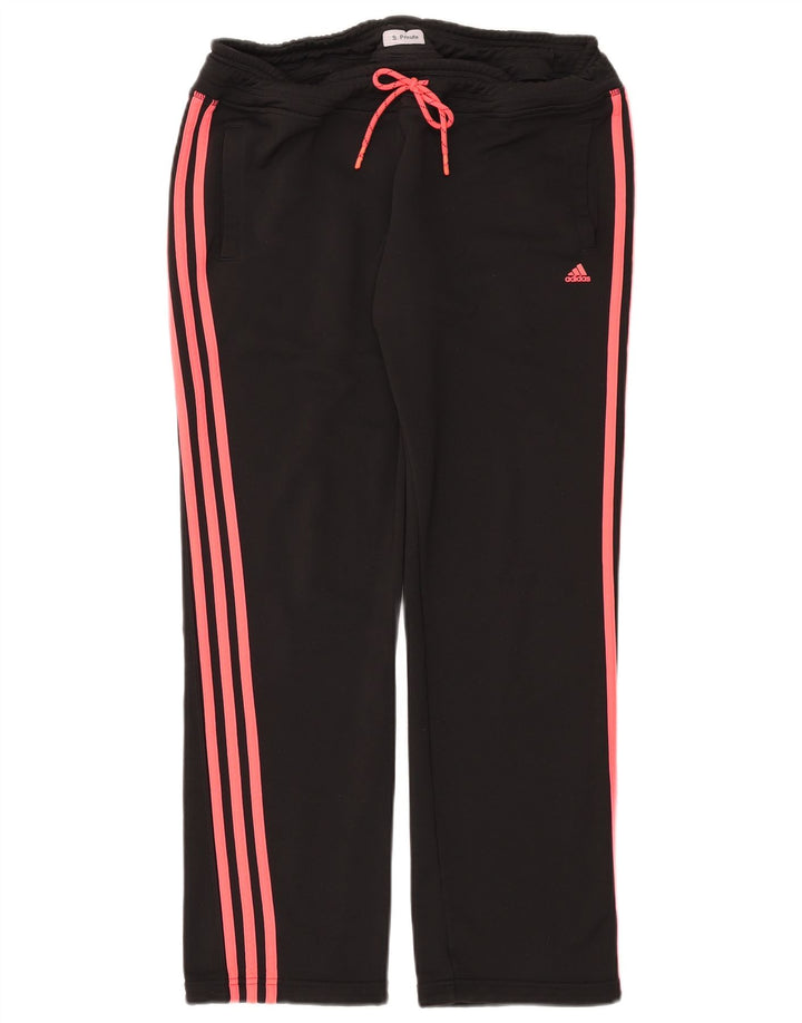 ADIDAS Womens Climalite Tracksuit Trousers Large  Black Polyester