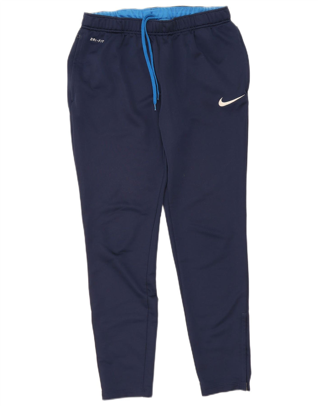 Męskie spodnie dresowe NIKE Dri Fit, duże, granatowe, z poliestru
