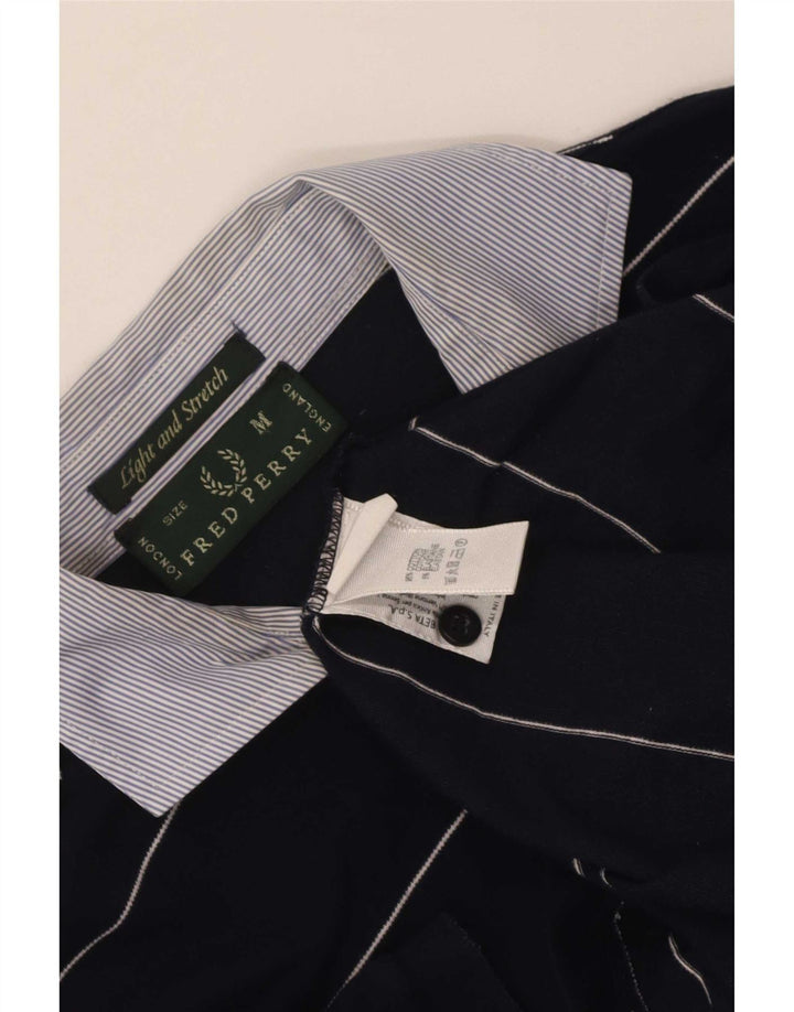 Męska koszulka polo Fred Perry, średnia, granatowa, bawełniana w paski