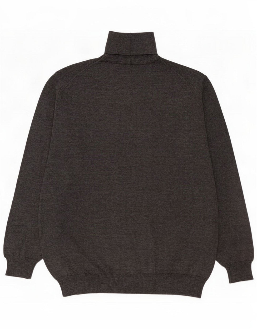 Bramante Męski sweter z golfem XL Szary dziewicza wełna