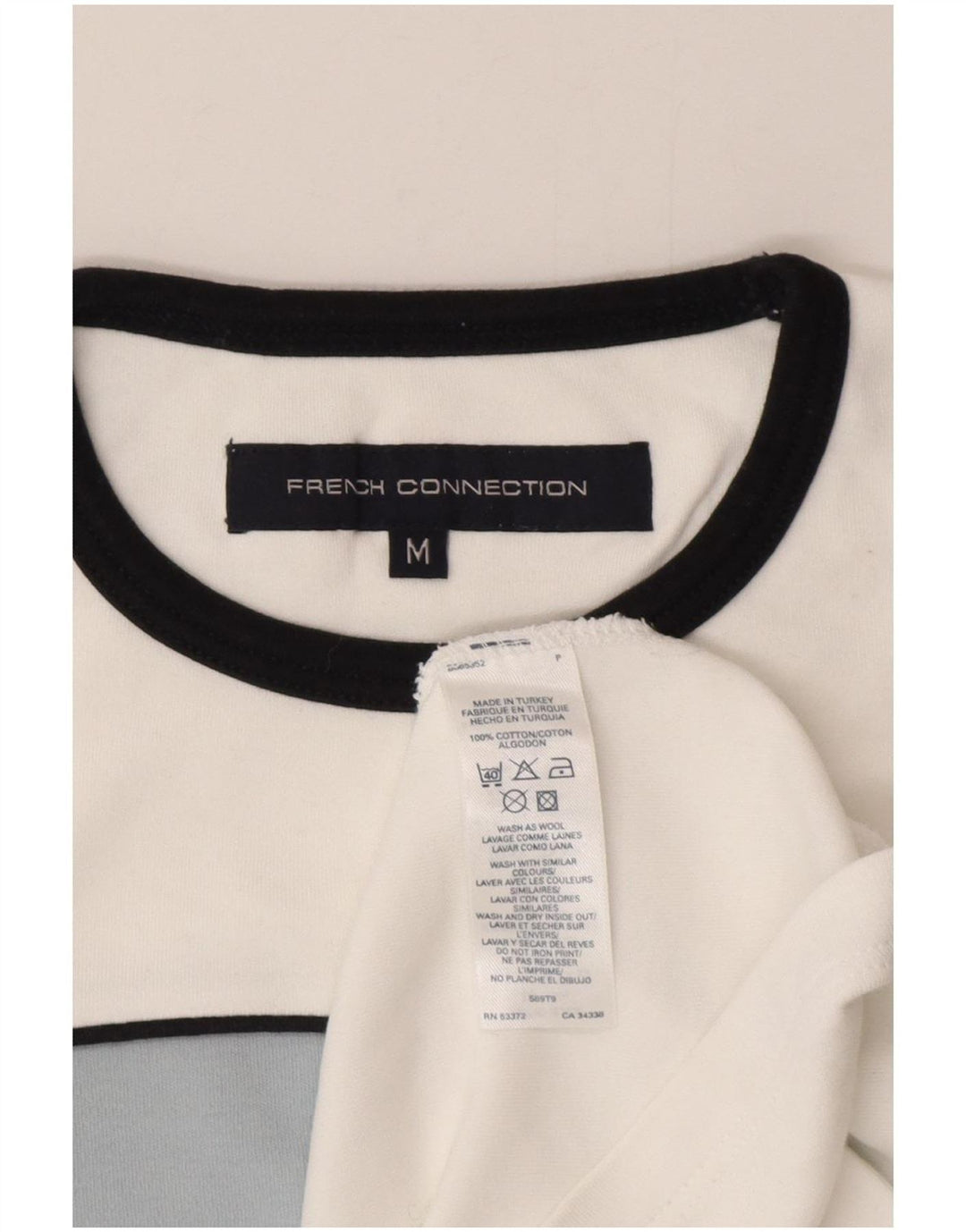 T-shirt męski French Connection Top, bawełna w kolorze średniej bieli