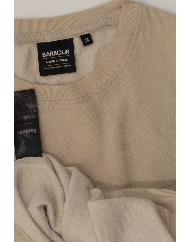 Bluza męska Barbour Sweter średnio beżowy, bawełniany