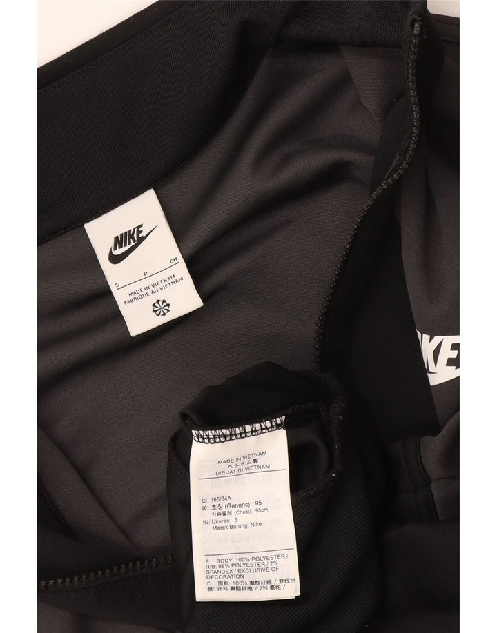 Męska kurtka dresowa Nike Graphic, mała, szara, z blokami kolorów, poliester