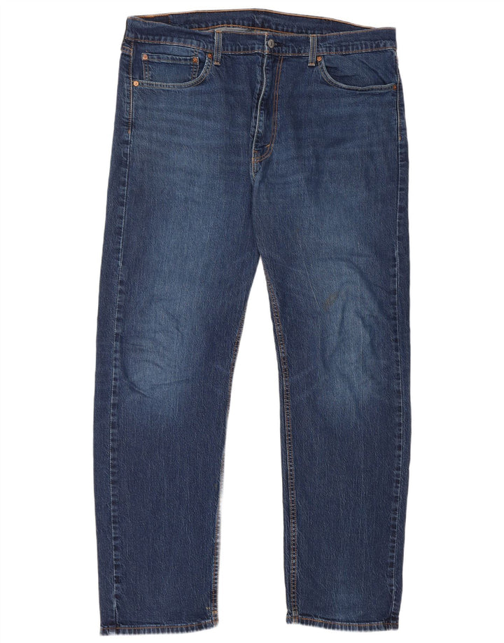 Męskie jeansy Levi's 505 Straight W40 L22 Niebieskie bawełniane