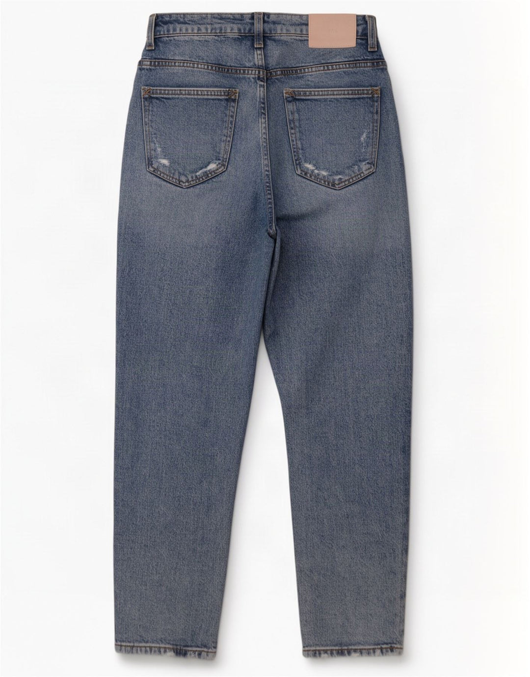 Damskie jeansy Zara w trudnej sytuacji, zwężane EU 40, średnie W30 L29, niebieskie