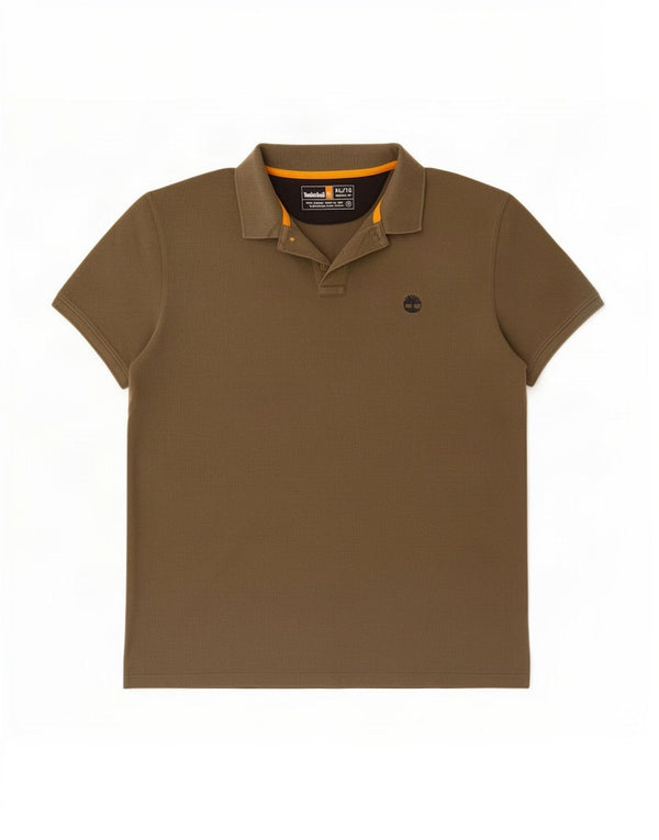 Męska koszulka polo Timberland o regularnym kroju XL, bawełna khaki