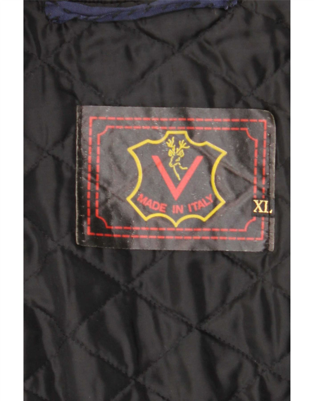 Vintage męska skórzana kurtka UK 42 XL czarna