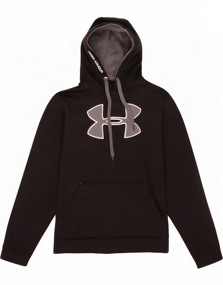 Męski sweter z kapturem Under Armour z grafiką, średni czarny poliester