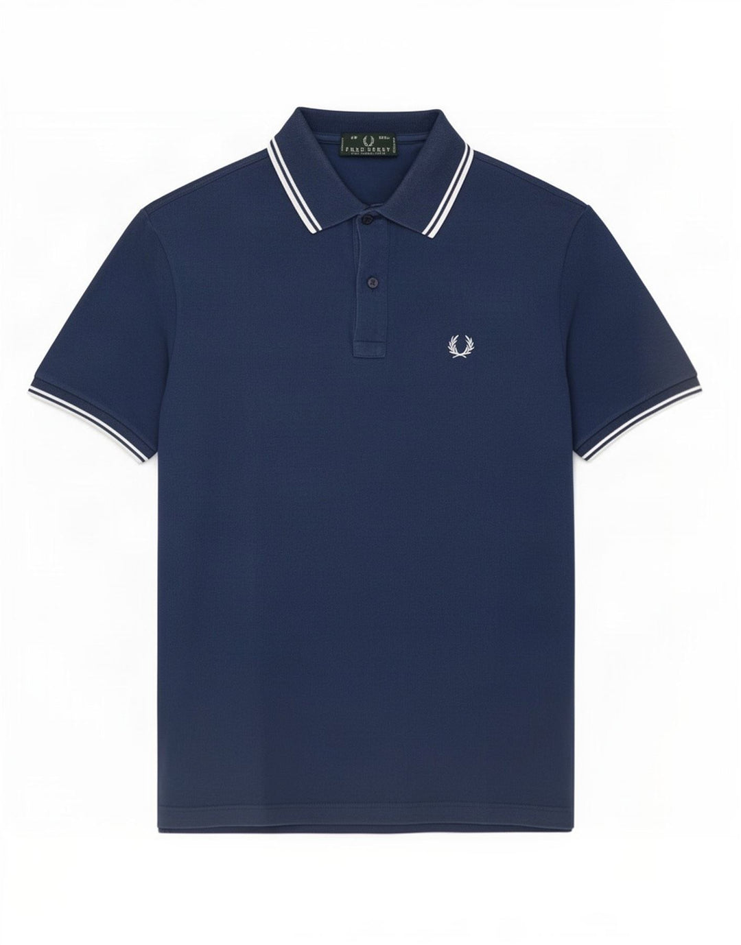 Męska koszulka polo Fred Perry, średnia, granatowa, bawełniana