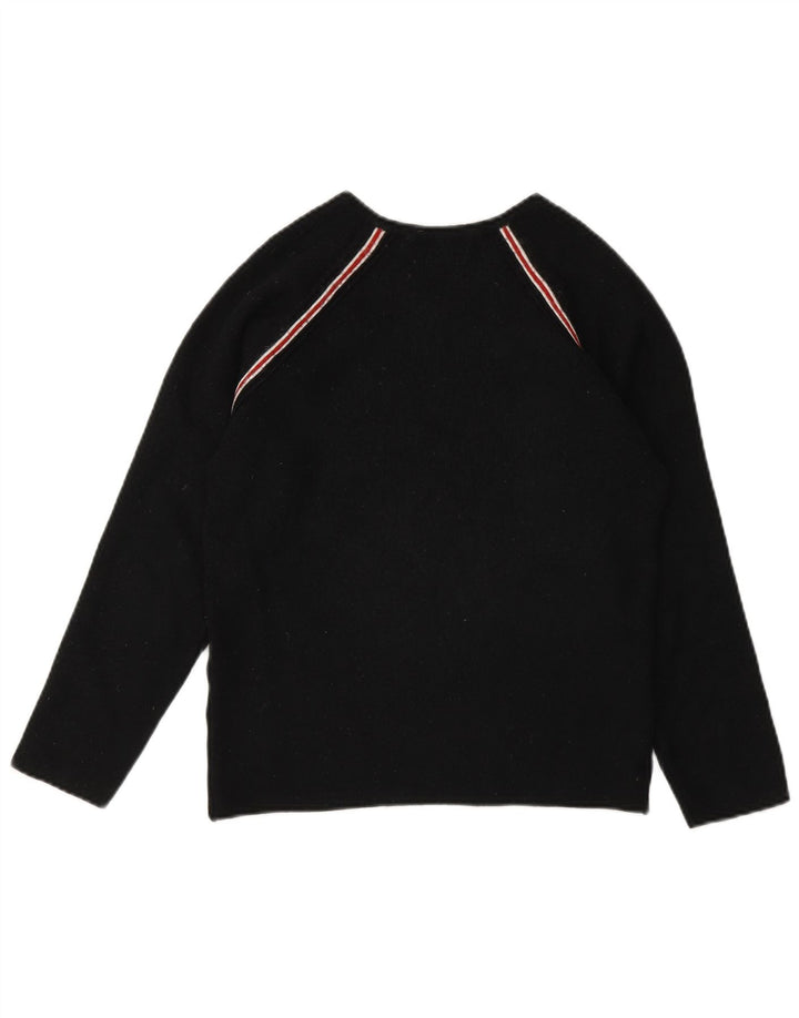 Marks & Spencer Damski sweter z dekoltem w kształcie litery V, UK 8, mały, czarny