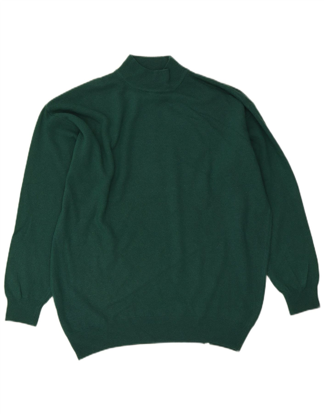 Męski sweter z golfem Sisley, duży, zielony