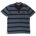 Adidas Męska koszulka Top Medium Blue Striped Cotton
