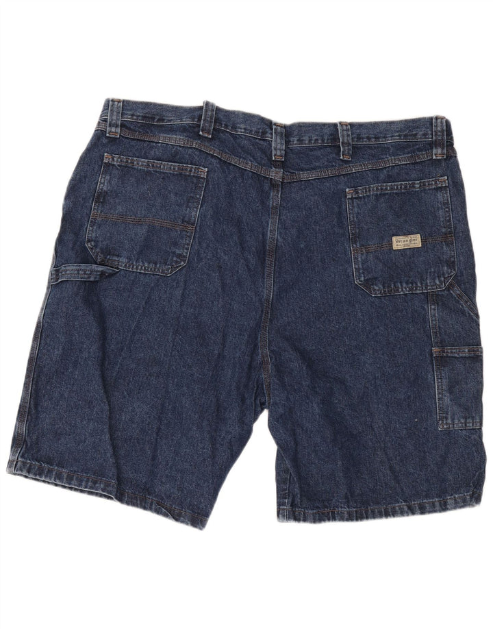 Męskie spodenki jeansowe Wrangler Cargo W46 3XL Niebieskie, bawełniane