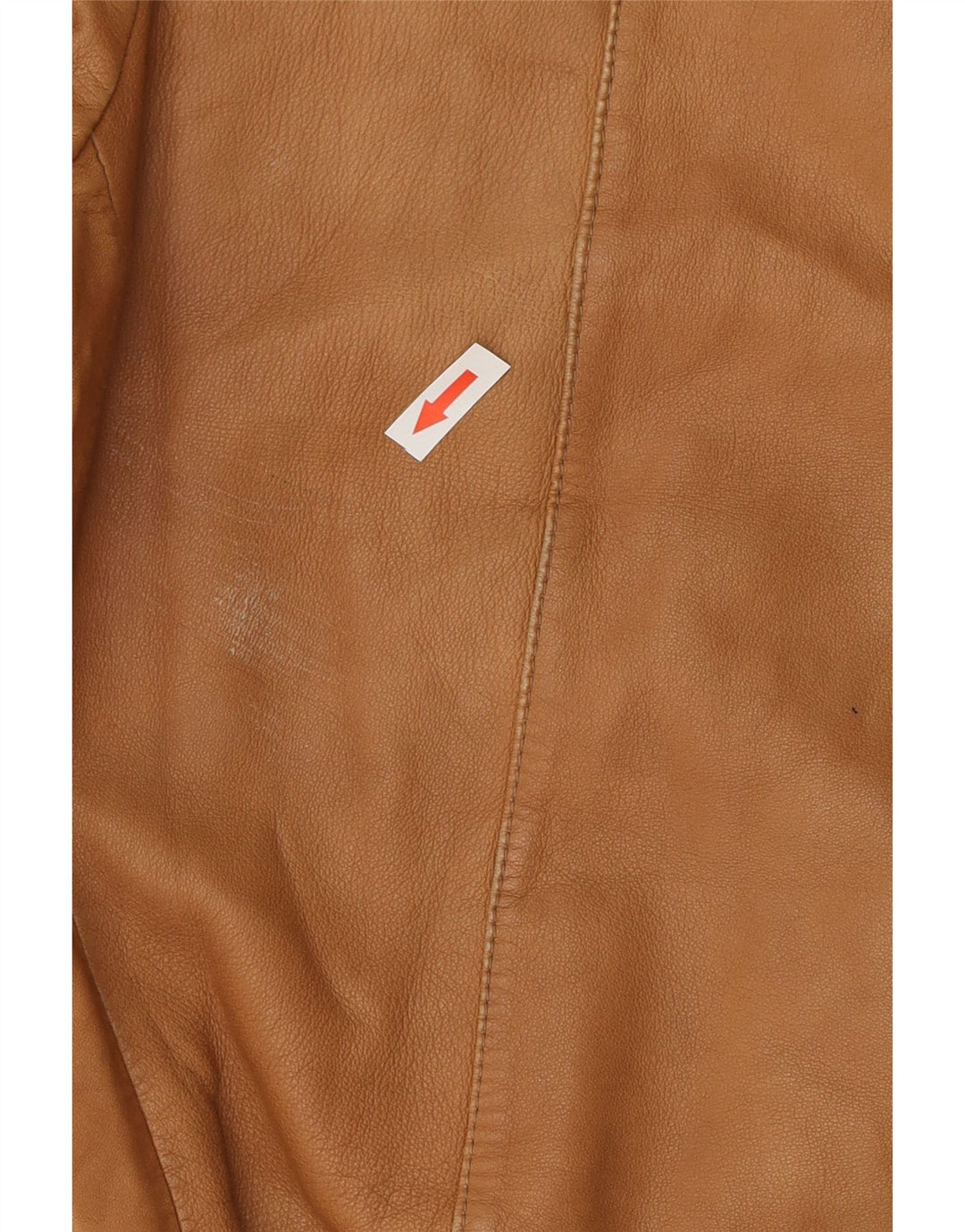 Vintage męska kurtka skórzana IT 54 2XL brązowa