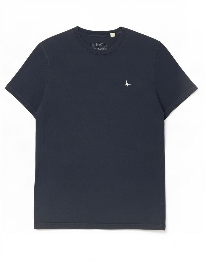 T-shirt męski Jack Wills, mały, granatowy, bawełniany