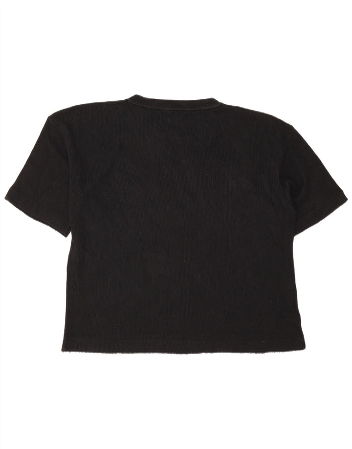 Męski T-shirt z grafiką Zara, duży, czarny