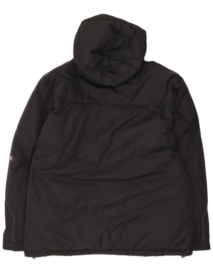 Męska ocieplana kurtka z kapturem Helly Hansen UK 42 XL, czarny nylon