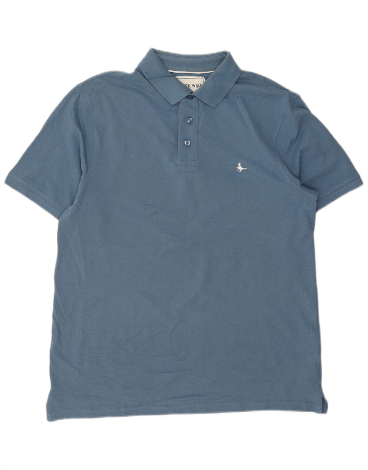 Męska koszulka polo Jack Wills, duża, niebieska, bawełniana