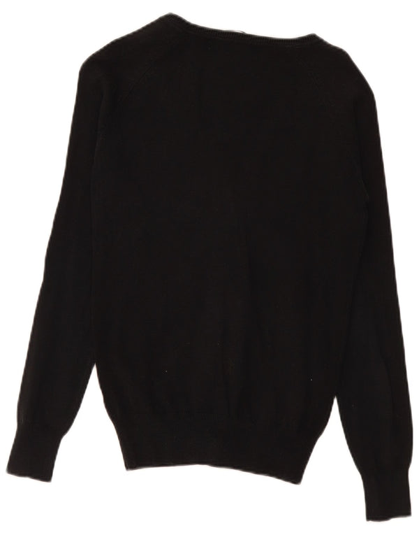Sweter damski Zara UK 12, średni czarny, bawełniany