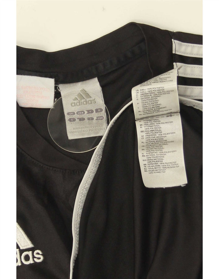 Adidas Męska koszulka Top XS z poliestru w czarne paski