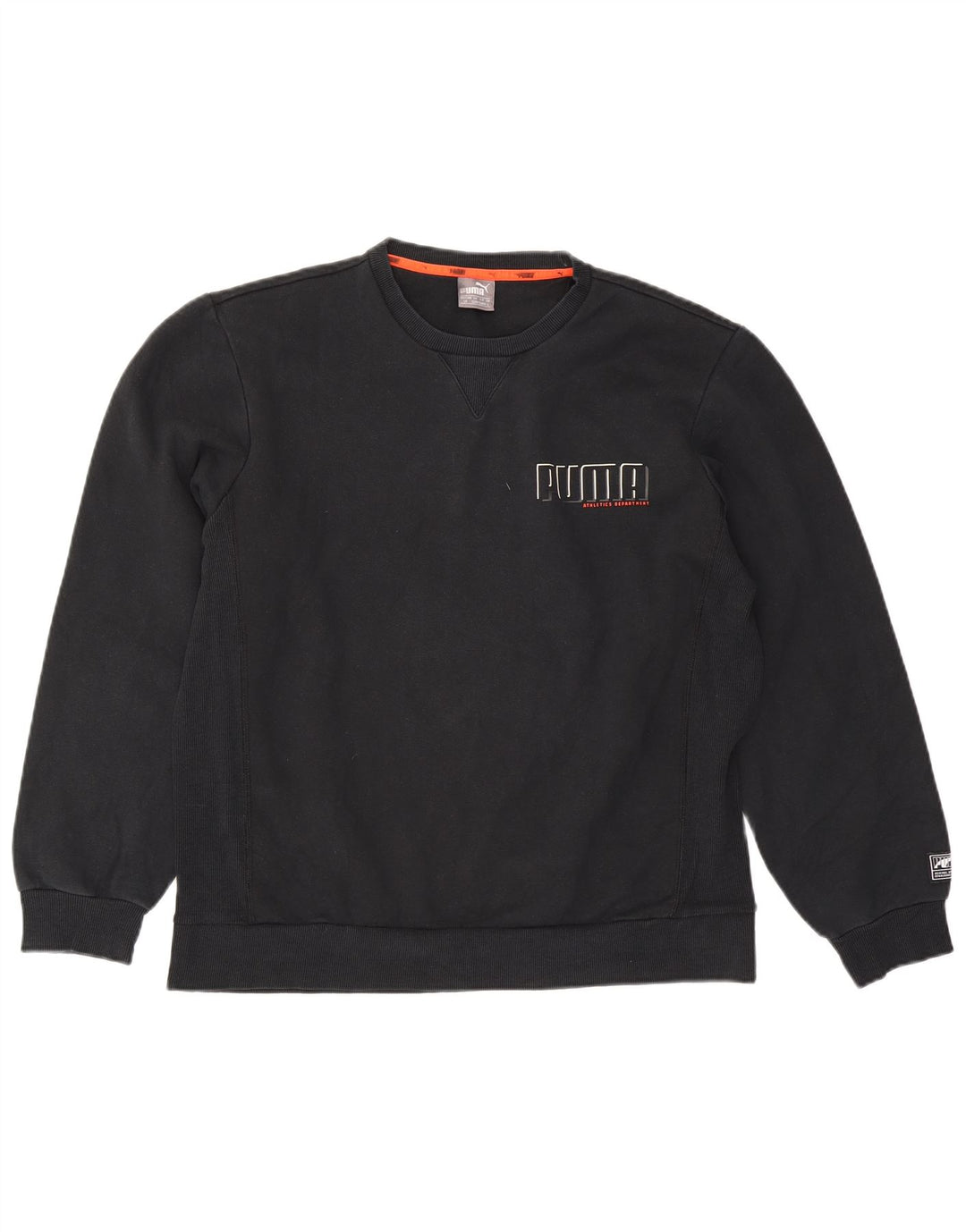 Męska bluza z grafiką Puma, duża, czarna, bawełniana