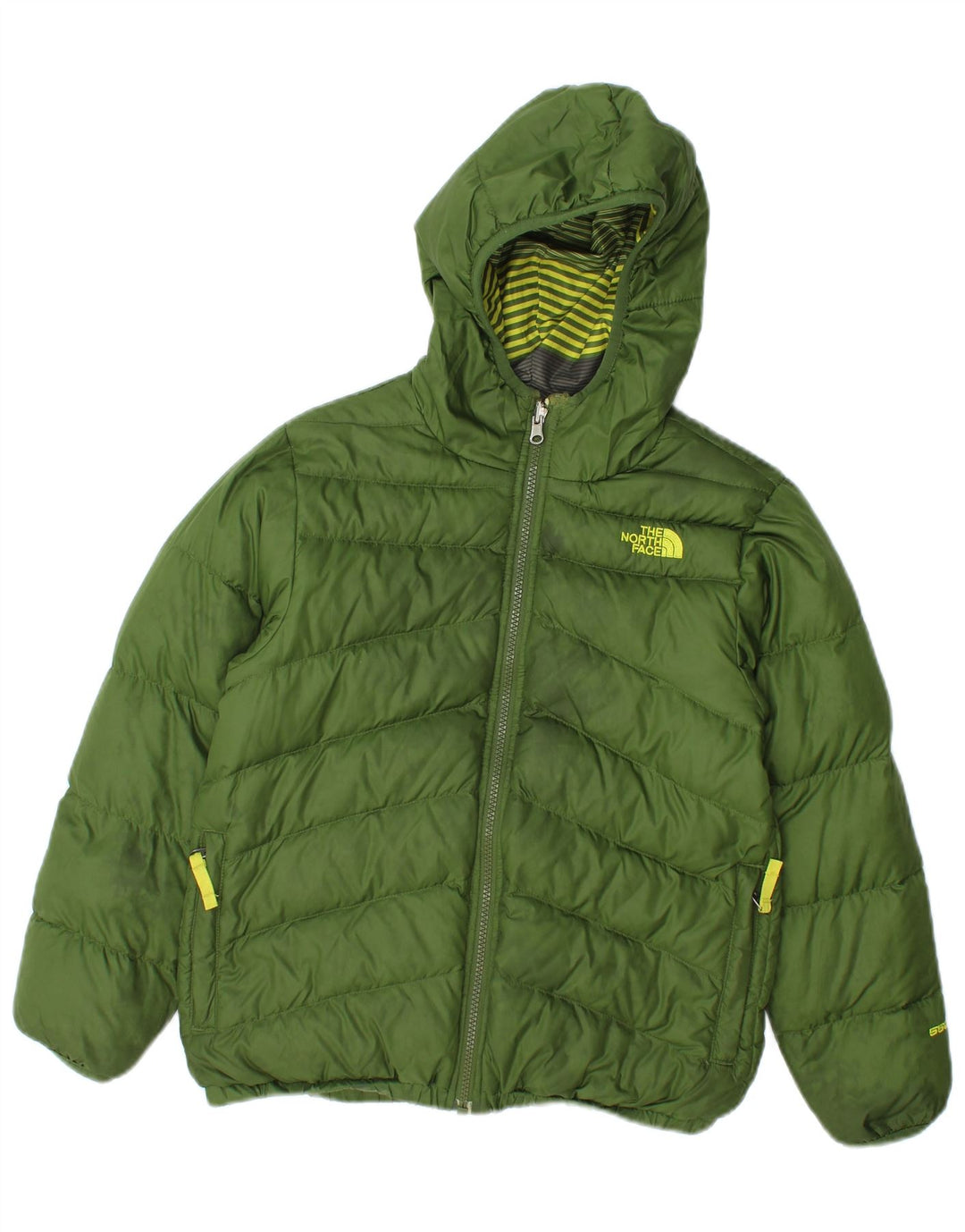 Dwustronna kurtka chłopięca z kapturem The North Face 10-11 lat, średnia zieleń