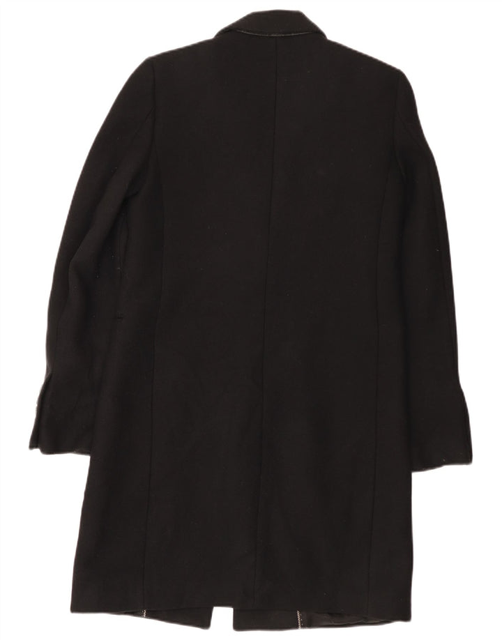 Płaszcz damski Zara UK 6 XS, czarny, wełniany